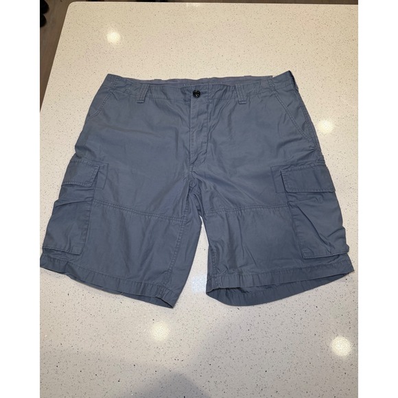 Polo Ralph Lauren Other - Polo Ralph Lauren Mens Cargo Shorts Blue Gray Utility Canvas Classic Fit Size 40